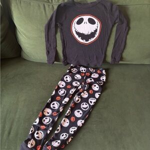 Disney Black and White Nightmare Before Christmas Pajamas size 5